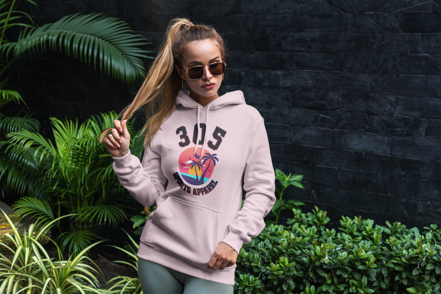 Neon Tropical 305 Sports Apparel Hoodie