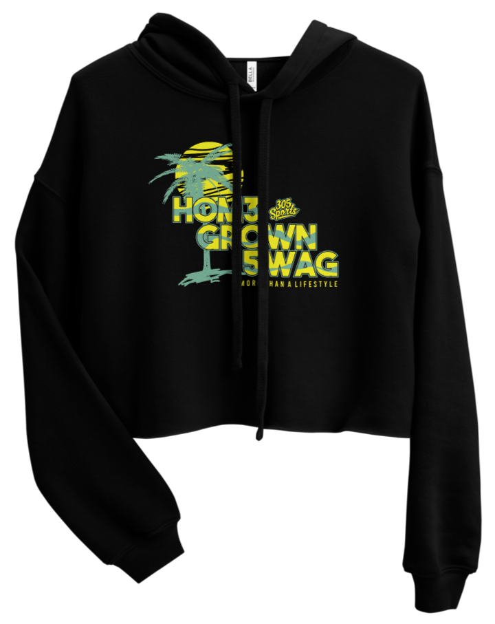 Women's New Home Grown Swag Cropped Hoodie