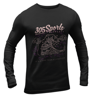 Men's Ocean Waves Long Sleeve