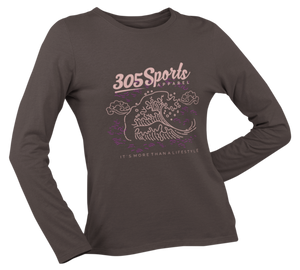 Women's Ocean Waves Long Sleeve