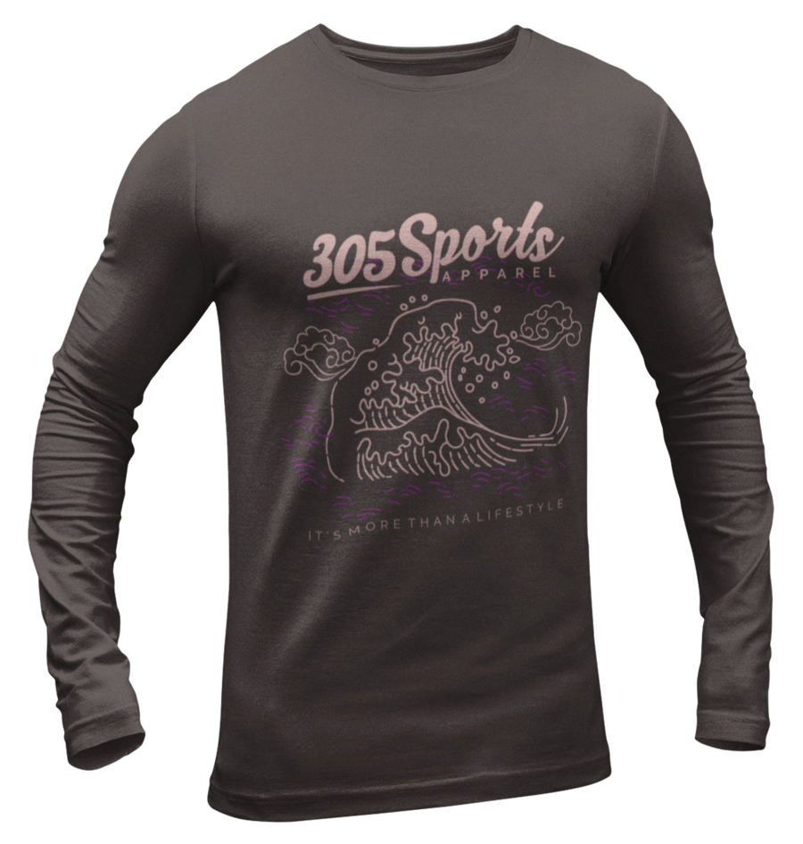 Men's Ocean Waves Long Sleeve