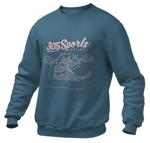 Men's Ocean Waves Sweater