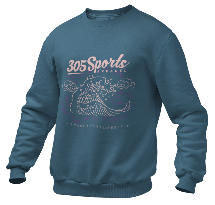 Men's Ocean Waves Sweater