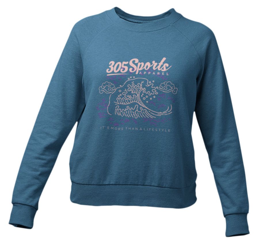 Women's Ocean Waves Sweater