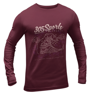 Men's Ocean Waves Long Sleeve