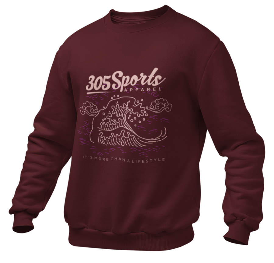 Men's Ocean Waves Sweater