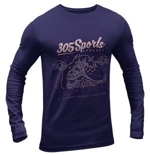 Men's Ocean Waves Long Sleeve