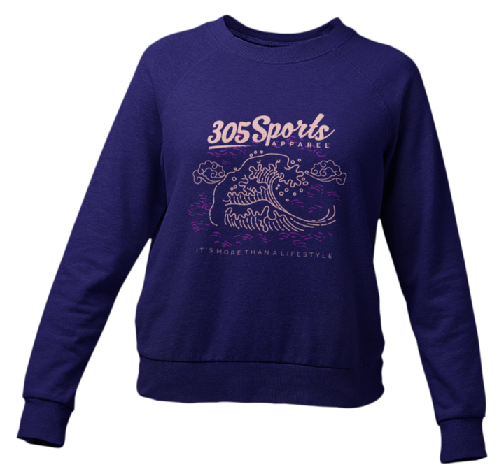 Women's Ocean Waves Sweater