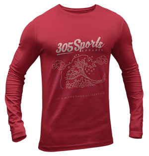 Men's Ocean Waves Long Sleeve