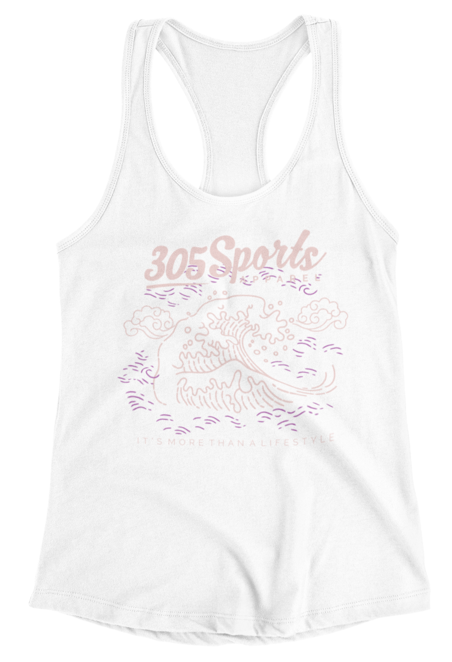 Women's Ocean Waves Tank Top