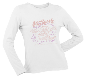 Women's Ocean Waves Long Sleeve