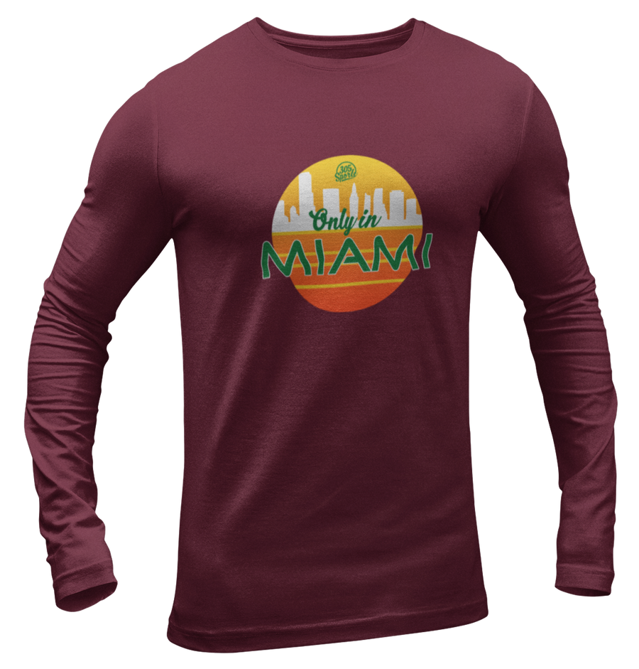 Men's Only In Miami Long Sleeve