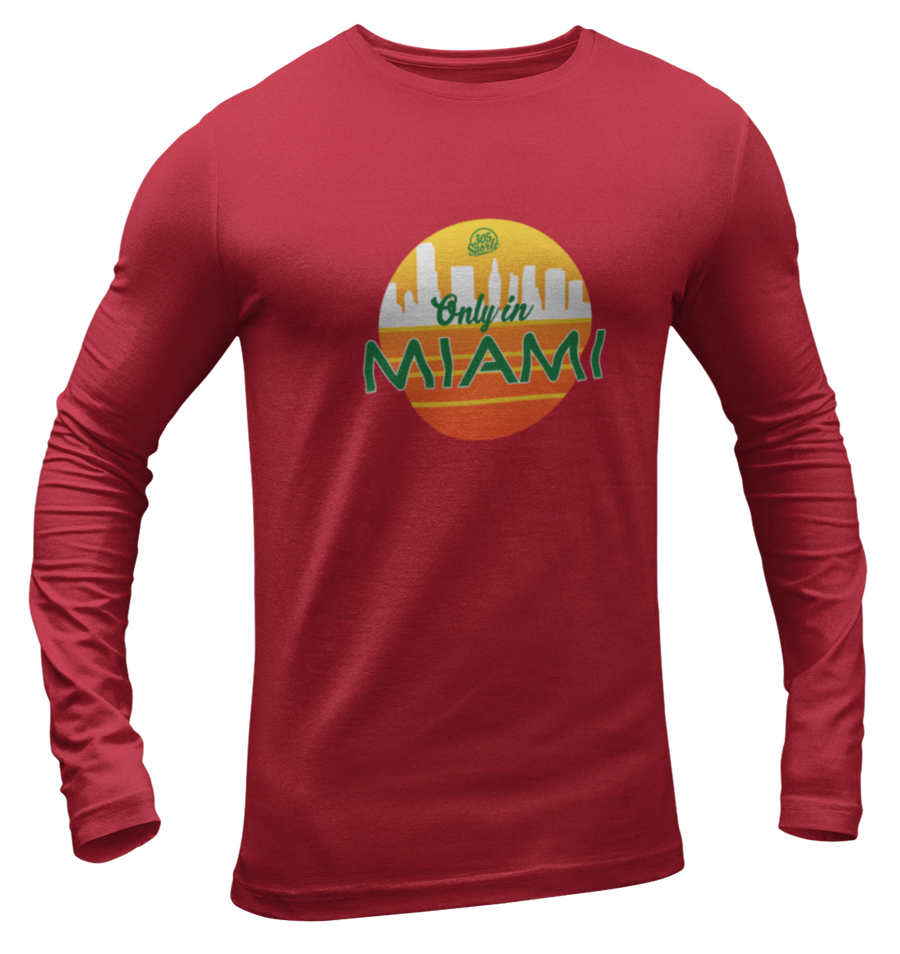 Men's Only In Miami Long Sleeve