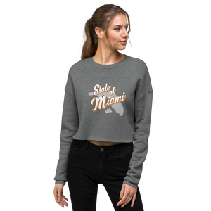 Women's State of Miami Cropped Sweater