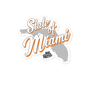 State of Miami Stickers