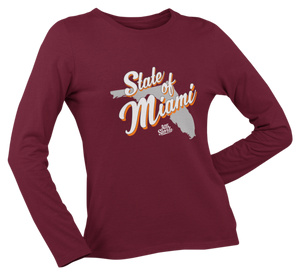 Women's State Of Miami Long Sleeve