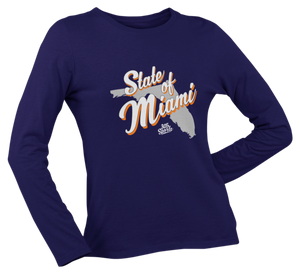 Women's State Of Miami Long Sleeve