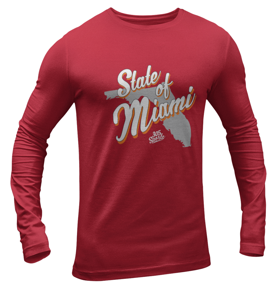 Men's State Of Miami Long Sleeve