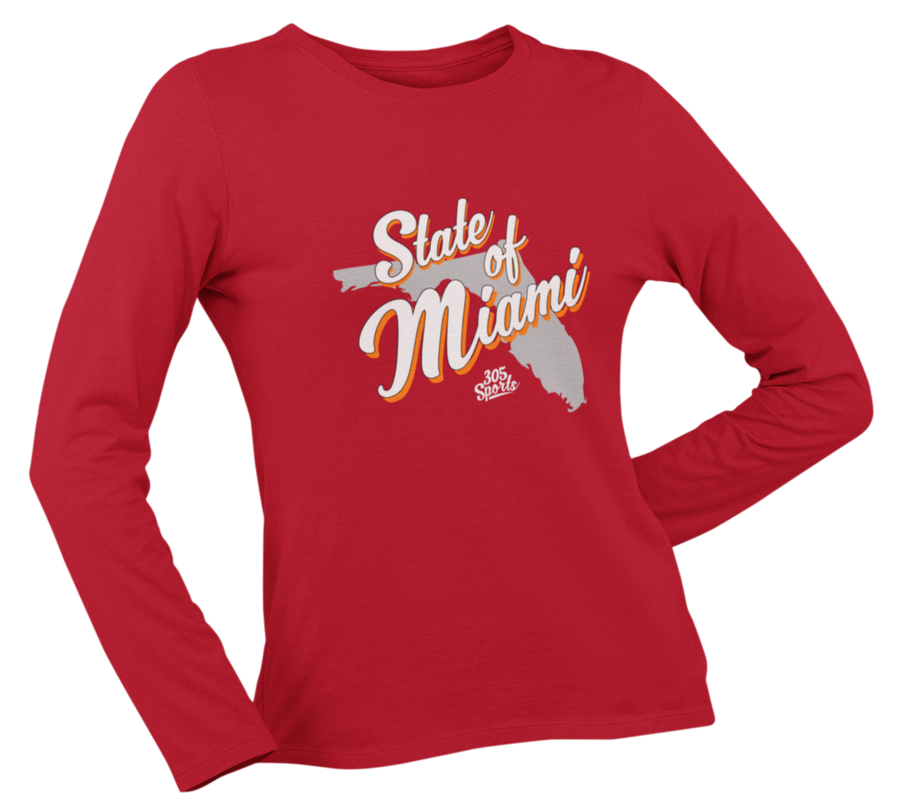 Women's State Of Miami Long Sleeve