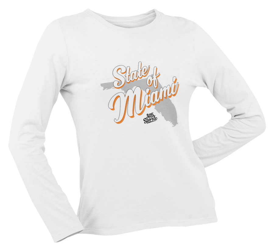 Women's State Of Miami Long Sleeve