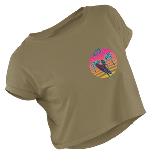 Women's Surf's Up Cropped Tee