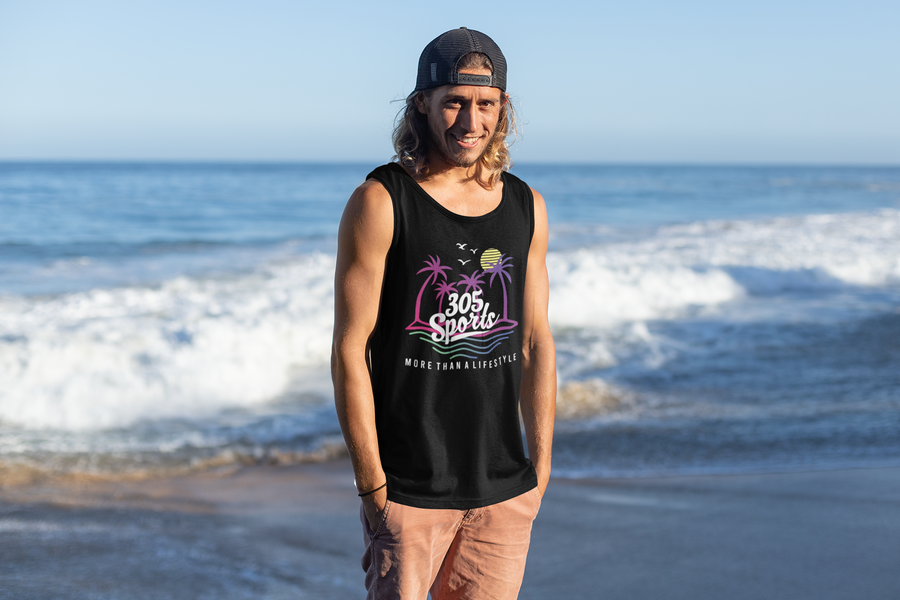 Men's Life is a Beach Tank Top