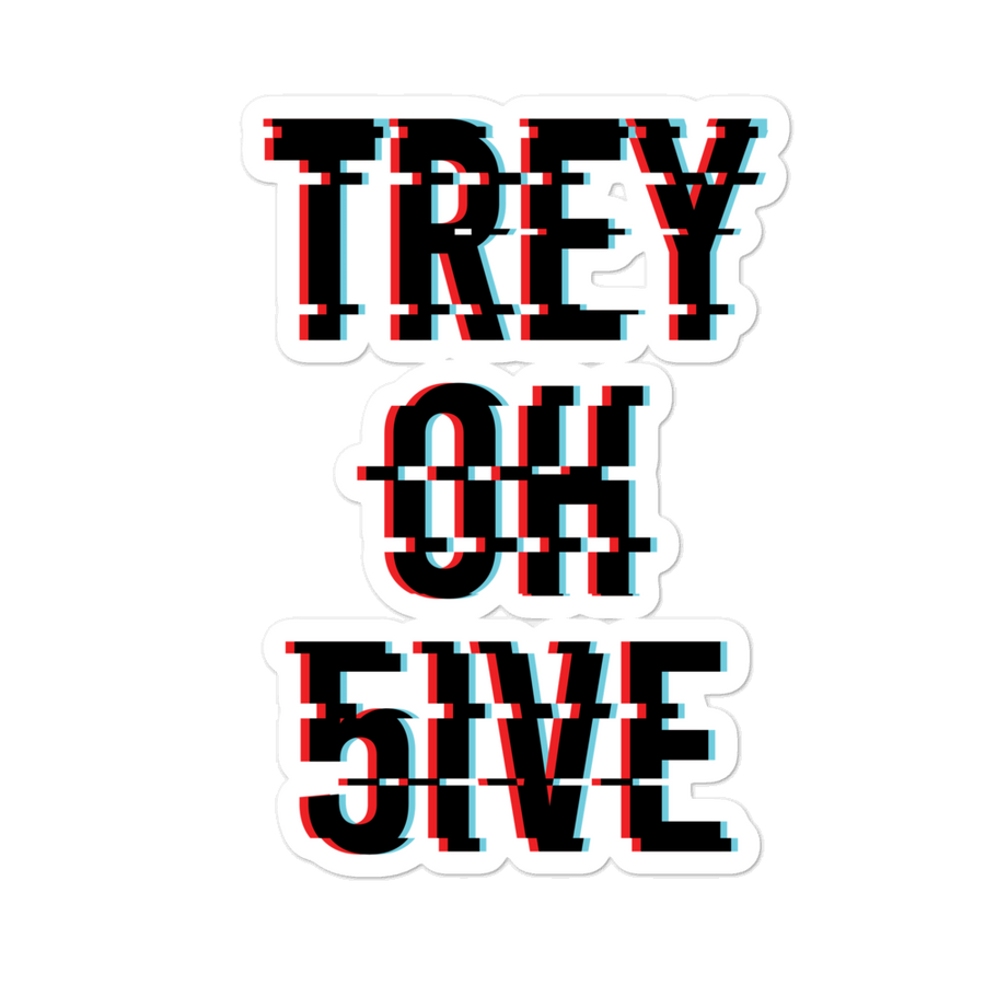 Trey Oh 5ive Stickers