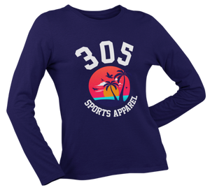 Women's Tropical 305 Sports Apparel Long Sleeve