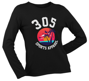 Women's Tropical 305 Sports Apparel Long Sleeve