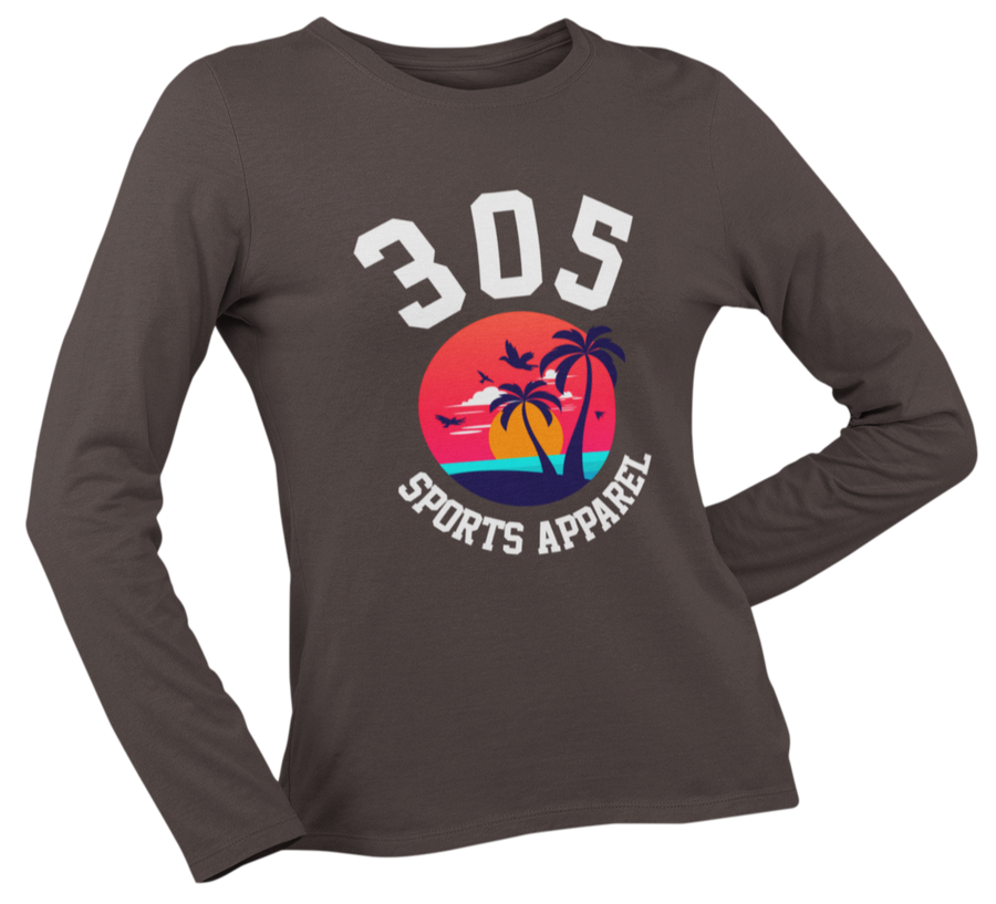 Women's Tropical 305 Sports Apparel Long Sleeve