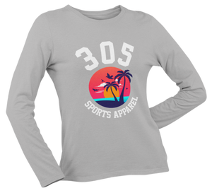 Women's Tropical 305 Sports Apparel Long Sleeve