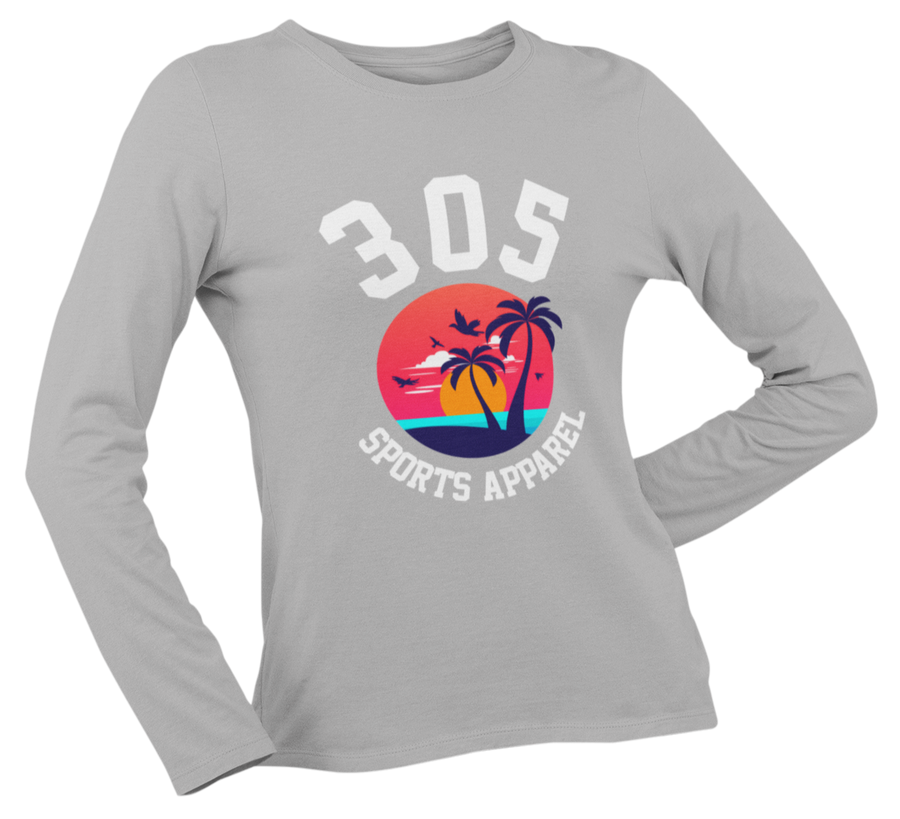 Women's Tropical 305 Sports Apparel Long Sleeve