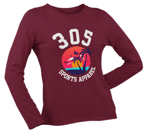 Women's Tropical 305 Sports Apparel Long Sleeve