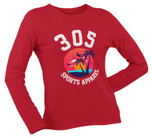 Women's Tropical 305 Sports Apparel Long Sleeve