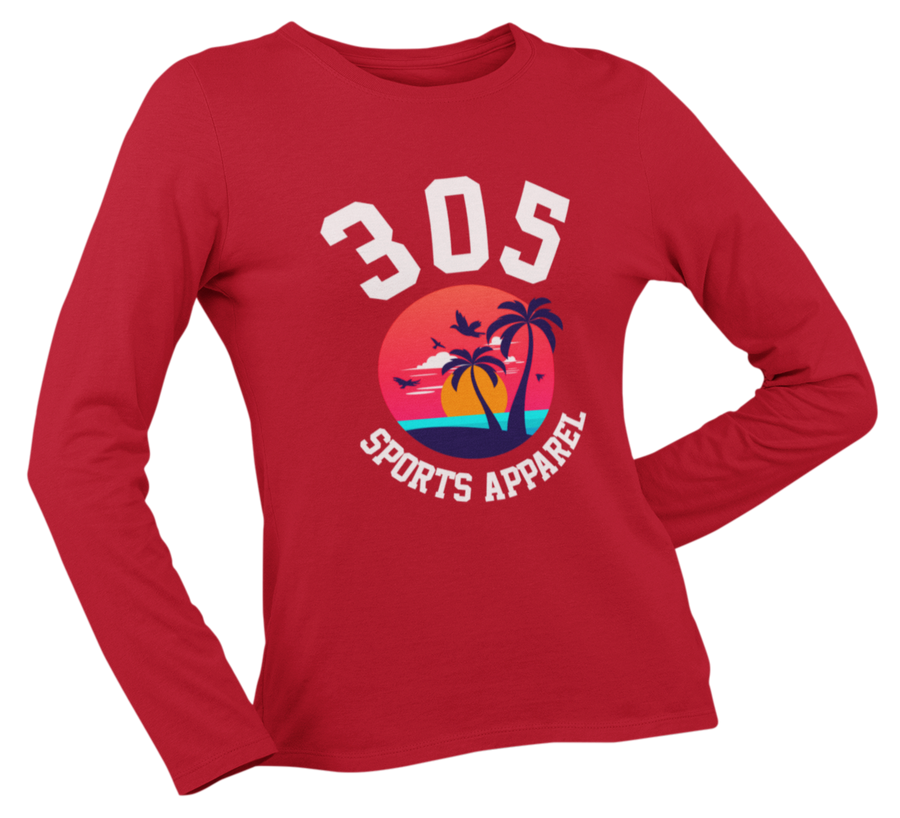 Women's Tropical 305 Sports Apparel Long Sleeve