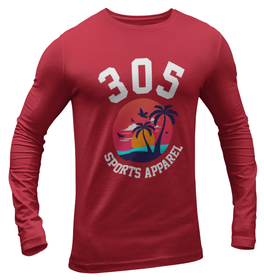 Men's Tropical 305 Sports Apparel Long Sleeve